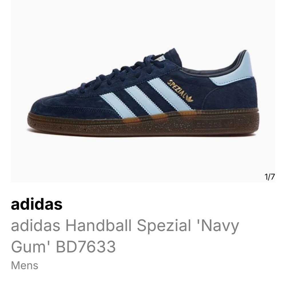 adidas Navy and Light Blue Athletic Shoes